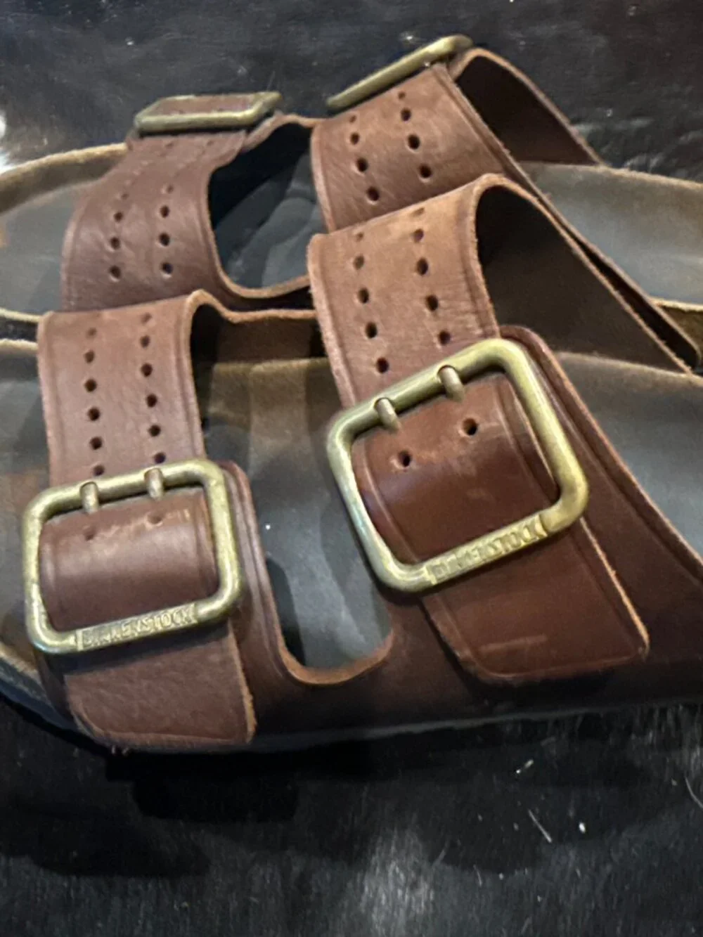 Birkenstock Arizona Bold Gap Roast Color Leather 11.5